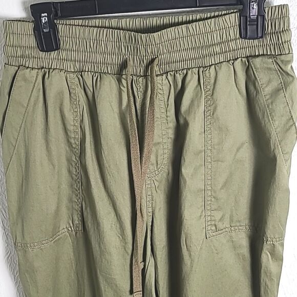 A New Day Olive Green Ankle Joggers, Size Medium - Picture 3 of 9